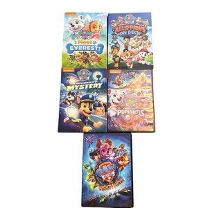 Nickelodeon Paw Patrol DVD Set Of 5 - Mighty Movie, Meet Everest & more